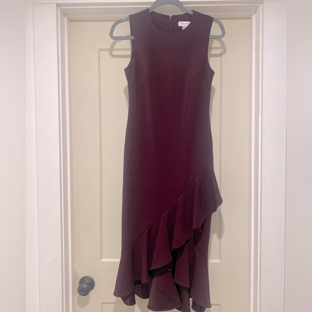 Calvin Klein Plum Dress Size 2